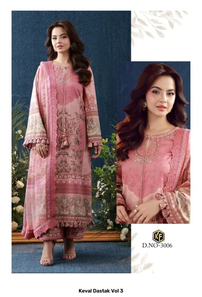 Keval Dastak Vol 3 — Karachi Pattern Dress, Keval Fab wholesale from Surat — view 7