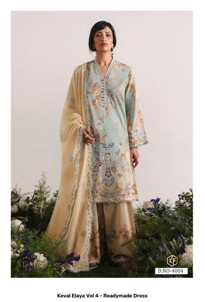 Keval Elaya Vol 4 - Readymade Dress — Pure Heavy Cotton Printed, Pakistani Readymade Suits, Keval Fab wholesale from Surat — view 5