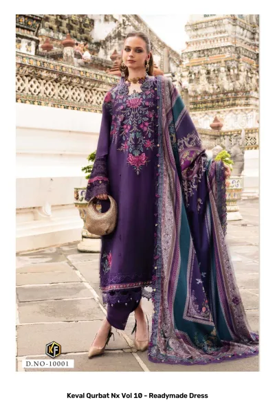 Keval Qurbat Nx Vol 10 - Readymade Dress — Heavy Cotton Printed, Pakistani Readymade Suits, Keval Fab wholesale from Surat — view 2