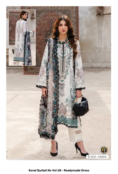 Keval Qurbat Nx Vol 10 - Readymade Dress — Heavy Cotton Printed, Pakistani Readymade Suits, Keval Fab wholesale from Surat — view 6