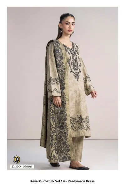 Keval Qurbat Nx Vol 10 - Readymade Dress — Heavy Cotton Printed, Pakistani Readymade Suits, Keval Fab wholesale from Surat — view 7