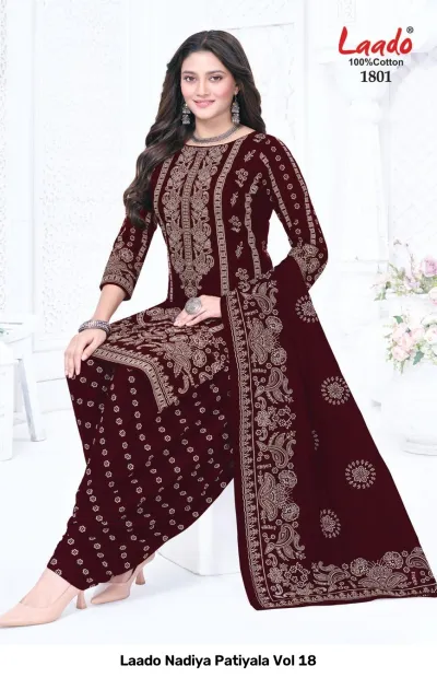 Laado Nadiya Patiyala Vol 18 — Unstitched Dress Materials, Laado wholesale from Surat — view 11