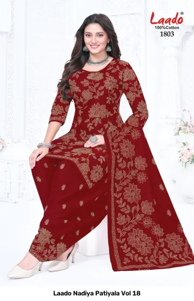 Laado Nadiya Patiyala Vol 18 — Unstitched Dress Materials, Laado wholesale from Surat — view 13