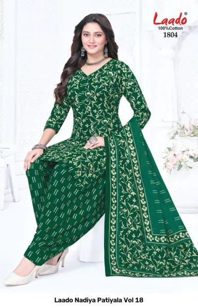 Laado Nadiya Patiyala Vol 18 — Unstitched Dress Materials, Laado wholesale from Surat — view 7