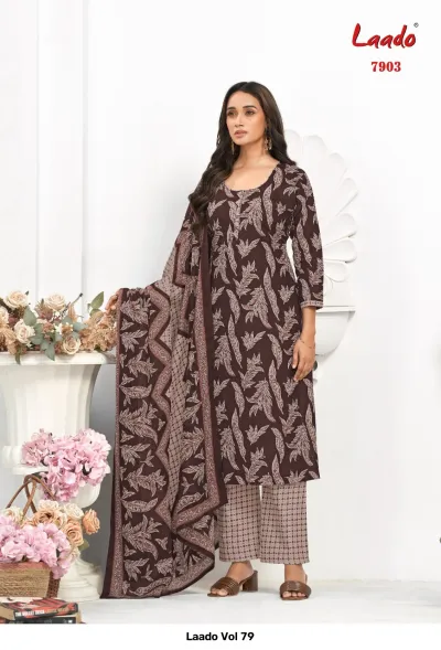 Laado Vol 79 — Pure Cotton Printed, Unstitched Dress Materials, Laado wholesale from Surat — view 11