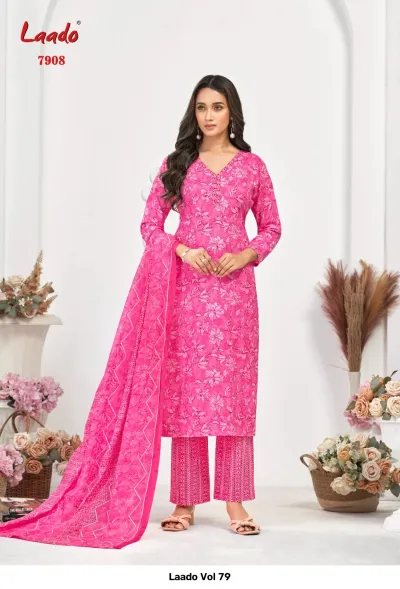 Laado Vol 79 — Pure Cotton Printed, Unstitched Dress Materials, Laado wholesale from Surat — view 8