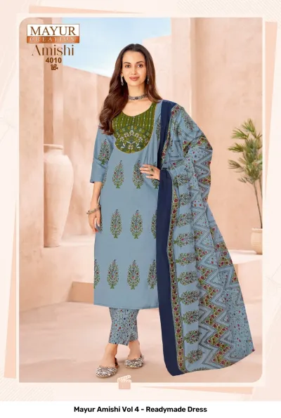 Mayur Amishi Vol 4 - Readymade Dress — Stitched Suits, Mayur Creation wholesale from Surat — view 4