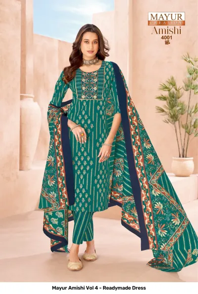 Mayur Amishi Vol 4 - Readymade Dress — Stitched Suits, Mayur Creation wholesale from Surat — view 6