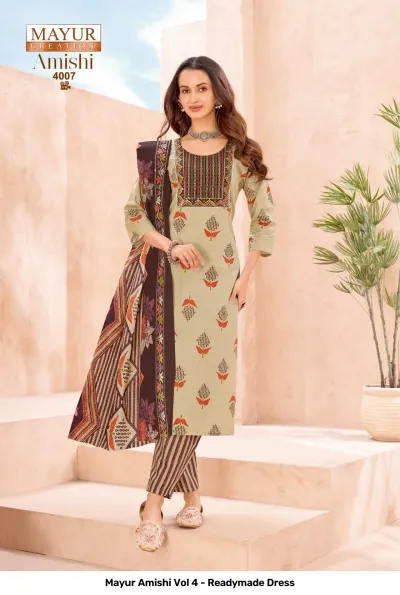 Mayur Amishi Vol 4 - Readymade Dress — Stitched Suits, Mayur Creation wholesale from Surat — view 7
