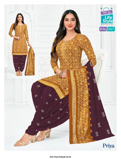 MCM Priya Patiyala Vol 31 — Unstitched Dress Materials, MCM wholesale from Surat — view 6