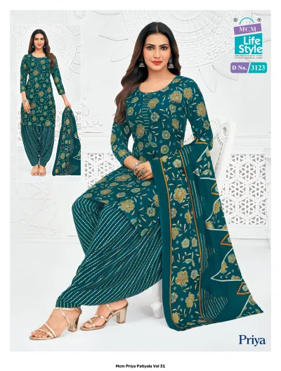 MCM Priya Patiyala Vol 31 — Unstitched Dress Materials, MCM wholesale from Surat — view 8