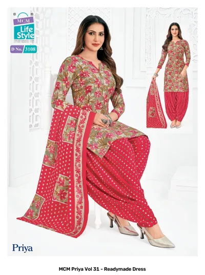 MCM Priya Vol 31 - Readymade Dress — Pure Cotton Printed, Stitched Suits, MCM wholesale from Surat — view 21