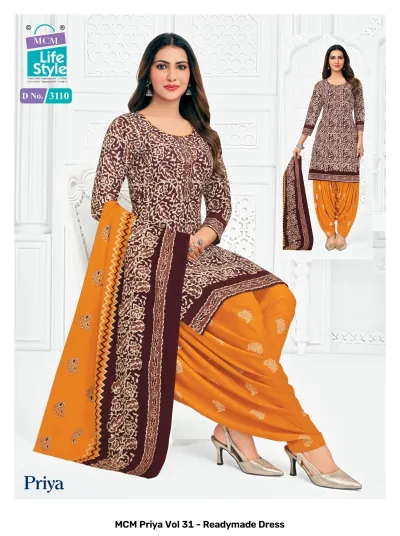 MCM Priya Vol 31 - Readymade Dress — Pure Cotton Printed, Stitched Suits, MCM wholesale from Surat — view 23