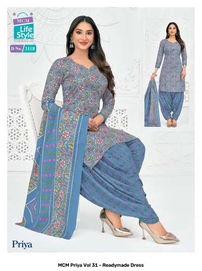 MCM Priya Vol 31 - Readymade Dress — Pure Cotton Printed, Stitched Suits, MCM wholesale from Surat — view 7