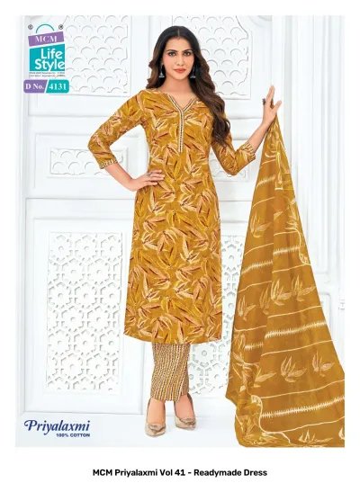MCM Priyalaxmi Vol 41 - Readymade Dress — Pure Cotton Printed, Stitched Suits, MCM Lifestyle wholesale from Surat — view 10