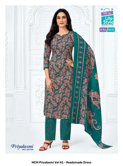 MCM Priyalaxmi Vol 41 - Readymade Dress — Pure Cotton Printed, Stitched Suits, MCM Lifestyle wholesale from Surat — view 12
