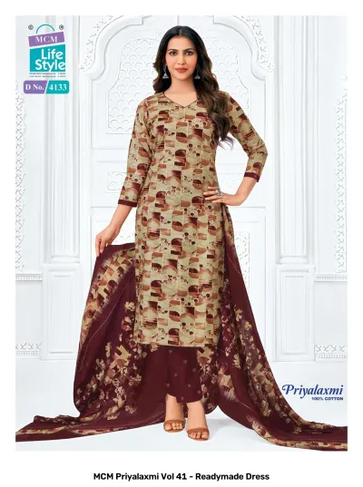 MCM Priyalaxmi Vol 41 - Readymade Dress — Pure Cotton Printed, Stitched Suits, MCM Lifestyle wholesale from Surat — view 14