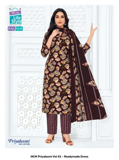 MCM Priyalaxmi Vol 41 - Readymade Dress — Pure Cotton Printed, Stitched Suits, MCM Lifestyle wholesale from Surat — view 19