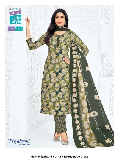 MCM Priyalaxmi Vol 41 - Readymade Dress — Pure Cotton Printed, Stitched Suits, MCM Lifestyle wholesale from Surat — view 5