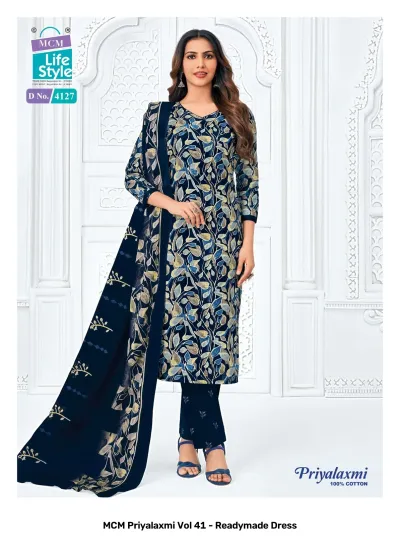 MCM Priyalaxmi Vol 41 - Readymade Dress — Pure Cotton Printed, Stitched Suits, MCM Lifestyle wholesale from Surat — view 6