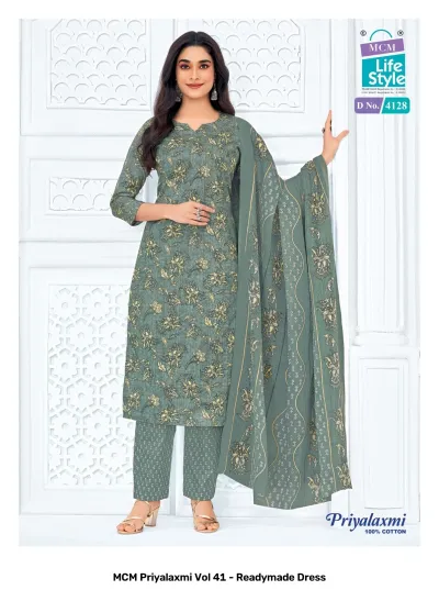 MCM Priyalaxmi Vol 41 - Readymade Dress — Pure Cotton Printed, Stitched Suits, MCM Lifestyle wholesale from Surat — view 8