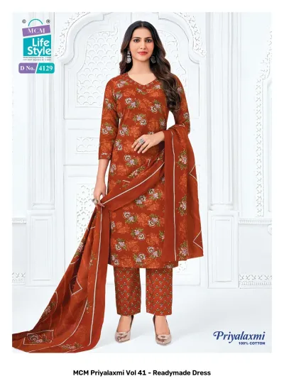 MCM Priyalaxmi Vol 41 - Readymade Dress — Pure Cotton Printed, Stitched Suits, MCM Lifestyle wholesale from Surat — view 9