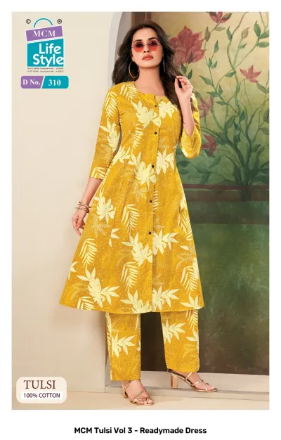 MCM Tulsi Vol 3 - Readymade Dress — Stitched Suits, MCM wholesale from Surat — view 5
