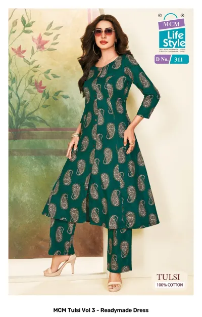 MCM Tulsi Vol 3 - Readymade Dress — Stitched Suits, MCM wholesale from Surat — view 6