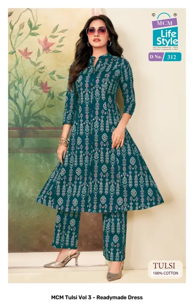 MCM Tulsi Vol 3 - Readymade Dress — Stitched Suits, MCM wholesale from Surat — view 7