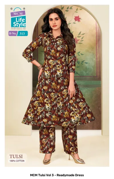 MCM Tulsi Vol 3 - Readymade Dress — Stitched Suits, MCM wholesale from Surat — view 8