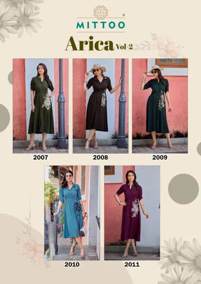 Mittoo Arica Vol 2 — Kurtis Catalog, Mittoo wholesale from Surat — view 7