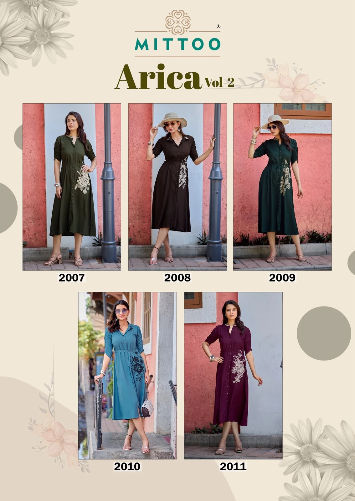 Mittoo Arica Vol 2 — Kurtis Catalog, Mittoo wholesale from Surat - Gallery Image 7