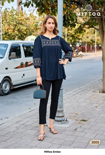 Mittoo Emlee — Kurtis Catalog, Mittoo wholesale from Surat — view 4