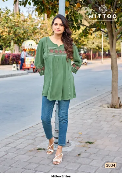 Mittoo Emlee — Kurtis Catalog, Mittoo wholesale from Surat — view 6