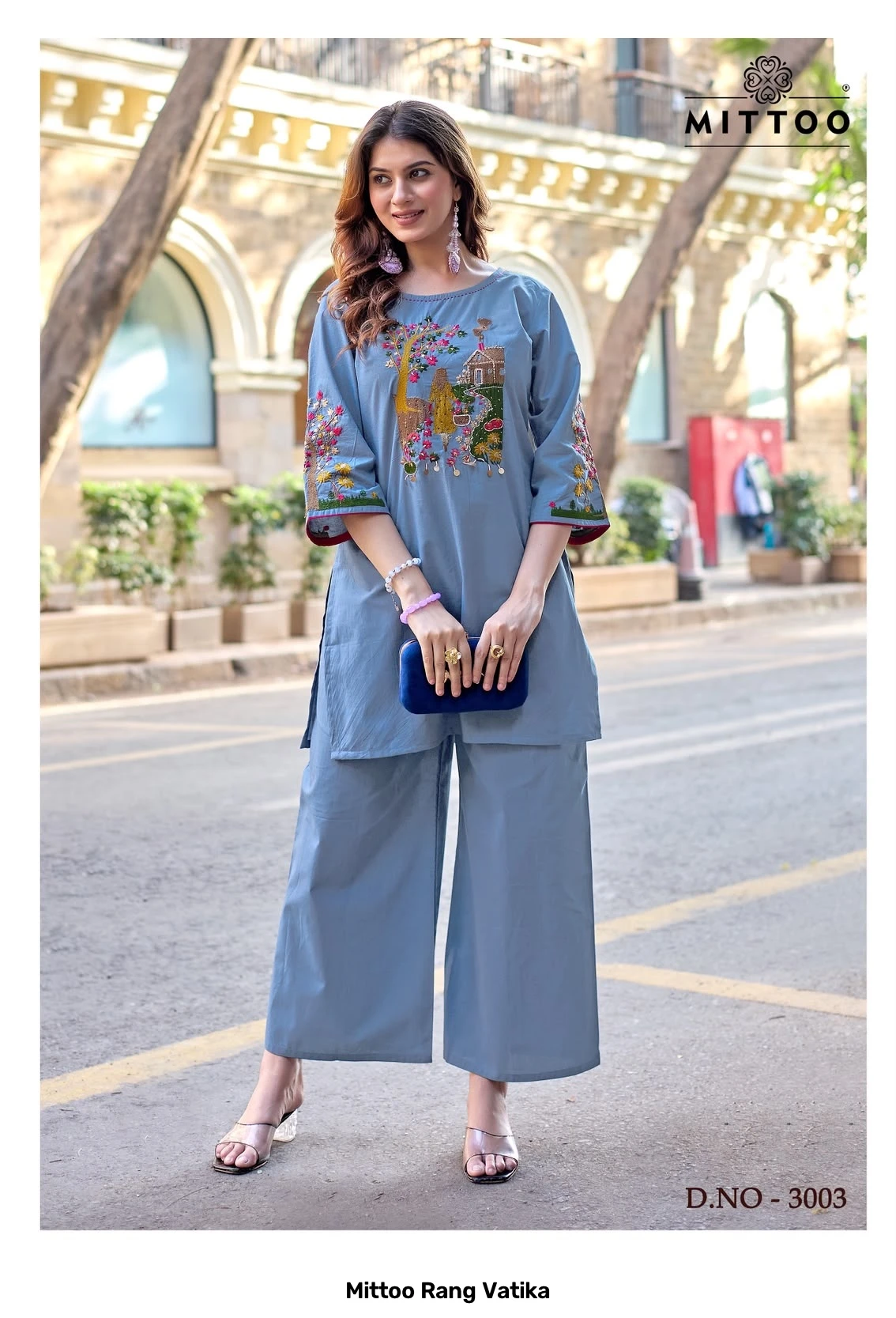 Mittoo Rang Vatika — Kurti Pant Sets, Mittoo wholesale from Surat - Gallery Image 3