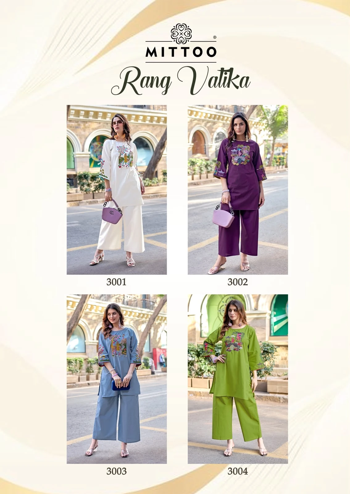 Mittoo Rang Vatika — Kurti Pant Sets, Mittoo wholesale from Surat - Gallery Image 6