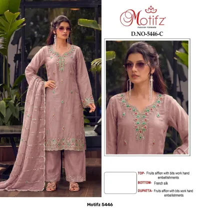 Motifz 5446 — Pakistani Suits, Motifz wholesale from Surat — view 2