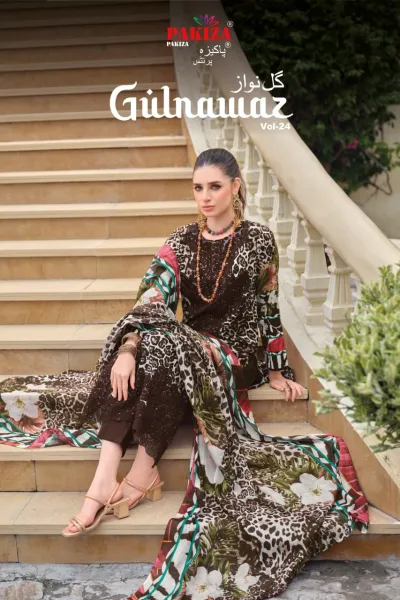 Pakiza Gulnawaz Vol 24 — Pakistani Suits, Pakiza Prints wholesale from Surat — view 1