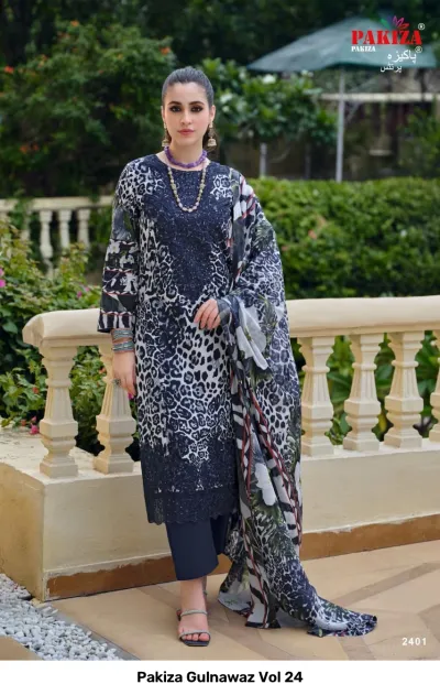 Pakiza Gulnawaz Vol 24 — Pakistani Suits, Pakiza Prints wholesale from Surat — view 2