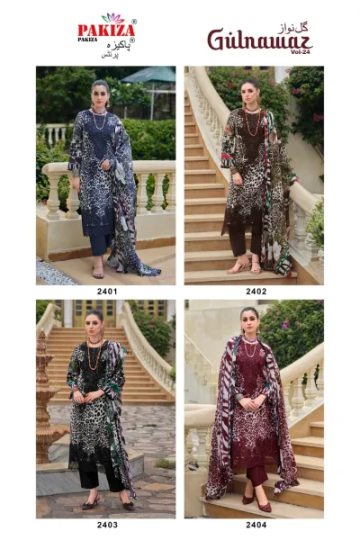 Pakiza Gulnawaz Vol 24 — Pakistani Suits, Pakiza Prints wholesale from Surat — view 7
