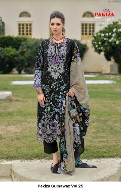 Pakiza Gulnawaz Vol 25 — Pakistani Suits, Pakiza Prints wholesale from Surat — view 2