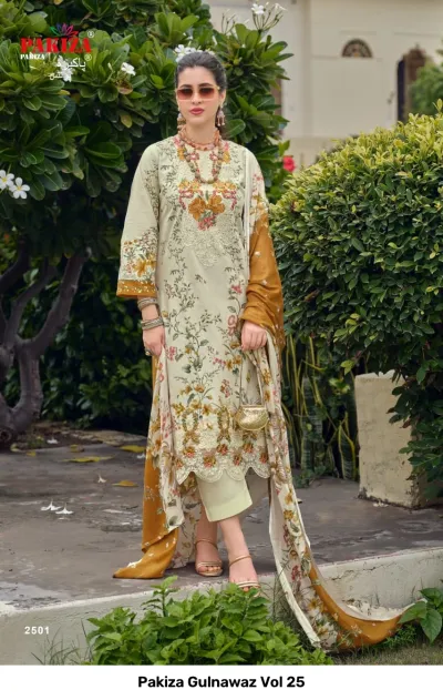 Pakiza Gulnawaz Vol 25 — Pakistani Suits, Pakiza Prints wholesale from Surat — view 4
