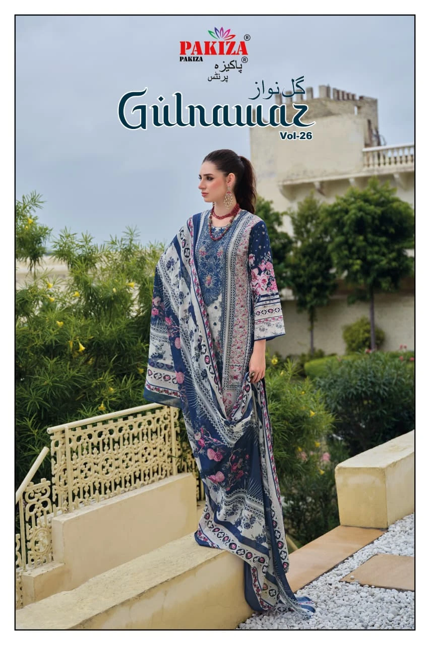 Pakiza Gulnawaz Vol 26 — Pakistani Suits, Pakiza Prints wholesale from Surat — view 1