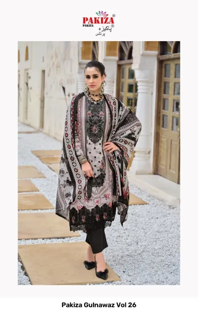 Pakiza Gulnawaz Vol 26 — Pakistani Suits, Pakiza Prints wholesale from Surat — view 2