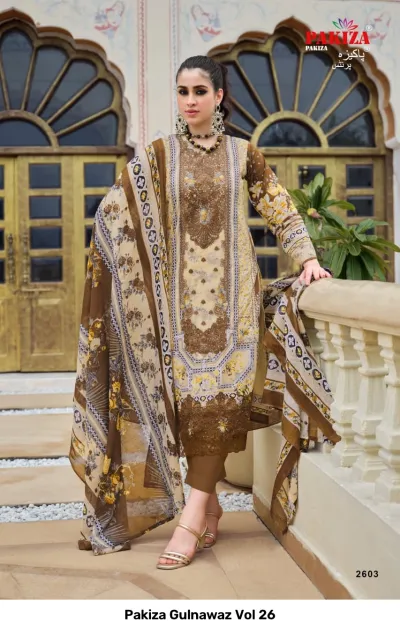 Pakiza Gulnawaz Vol 26 — Pakistani Suits, Pakiza Prints wholesale from Surat — view 5