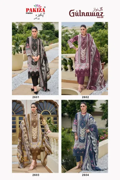 Pakiza Gulnawaz Vol 26 — Pakistani Suits, Pakiza Prints wholesale from Surat — view 6