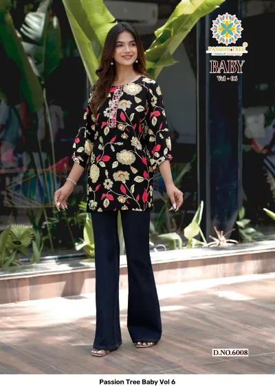 Passion Tree Baby Vol 6 — Kurtis Catalog, Passion Tree wholesale from Surat — view 6