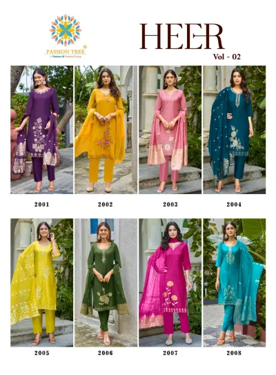 Passion Tree Heer Vol 2 — Stitched Suits, Passion Tree wholesale from Surat — view 10