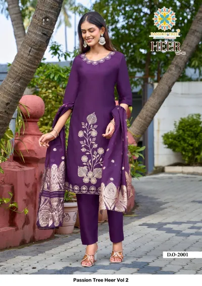 Passion Tree Heer Vol 2 — Stitched Suits, Passion Tree wholesale from Surat — view 3