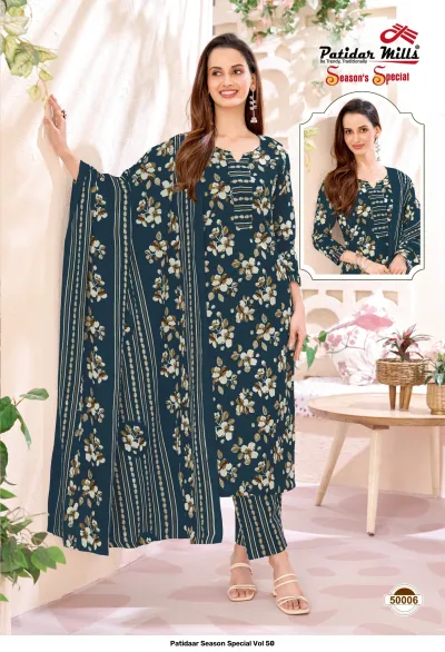 Patidaar Season Special Vol 50 — Pure Cotton Printed, Unstitched Dress Materials, Patidaar wholesale from Surat — view 7